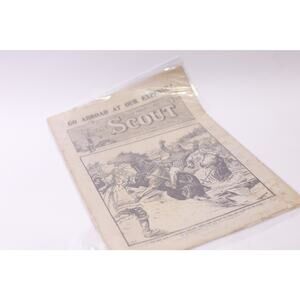 The Scout, 1922, March 18, Newspaper, Magazine, Rare, Boy Scouts ~ 251117-WH 84